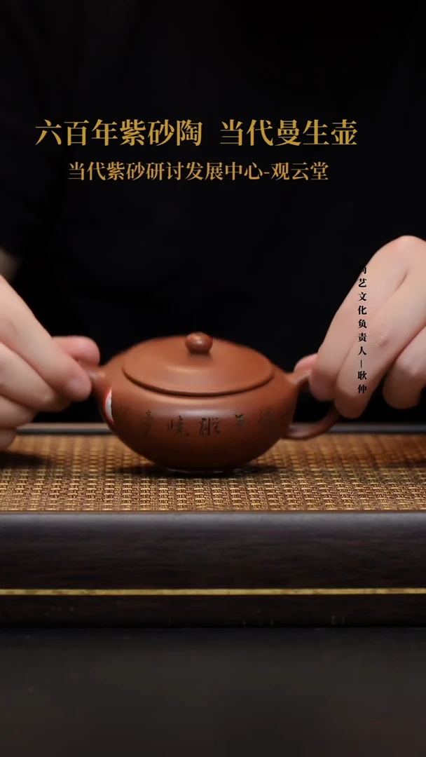 茶壶紫砂宜兴紫砂壶底槽青若愚
