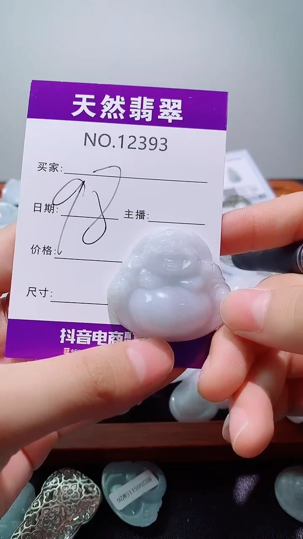 翡翠未镶嵌吊坠(赠链)393