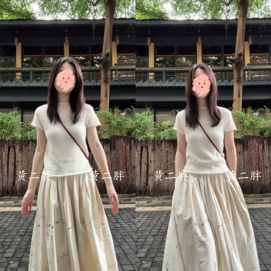 夏装搭配一整套新款高级感小个子套装女超火穿搭减龄半身裙两件套