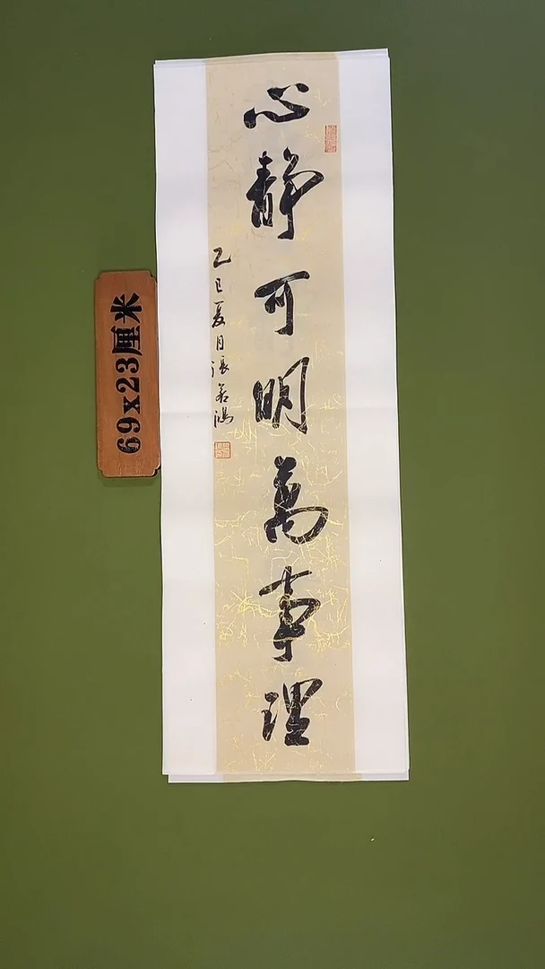 书法书法 张若鸿 尺寸69cm*23cm