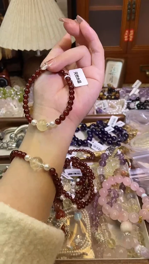 【闪购商品】手链未镶嵌石榴石（芬达石）3168