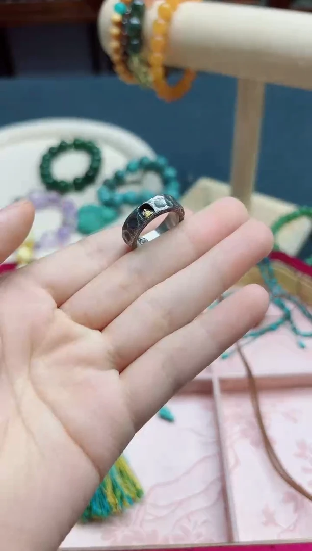 925银戒指/指环S925银15#念一戒指*1 念一造物