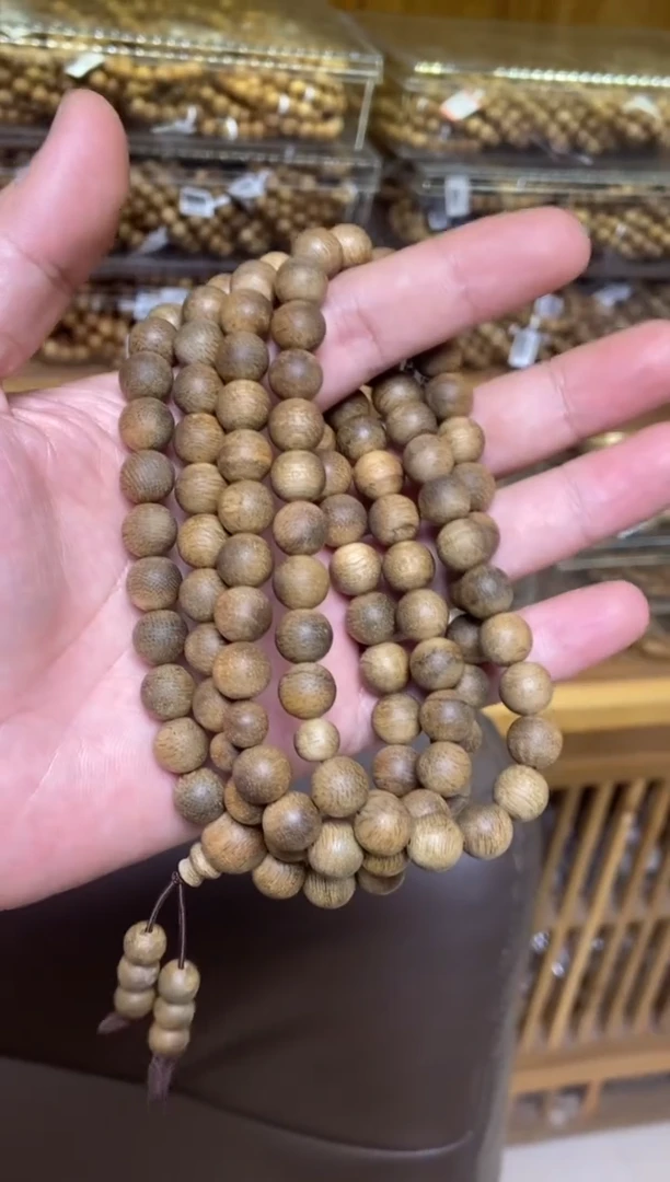 沉香手串文莱圆珠长串0.9多样性发其一