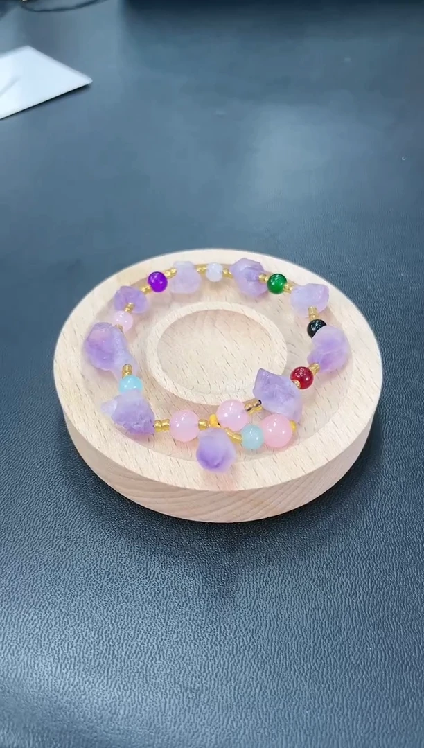 【闪购商品】紫晶手链未镶嵌多样性发其一
