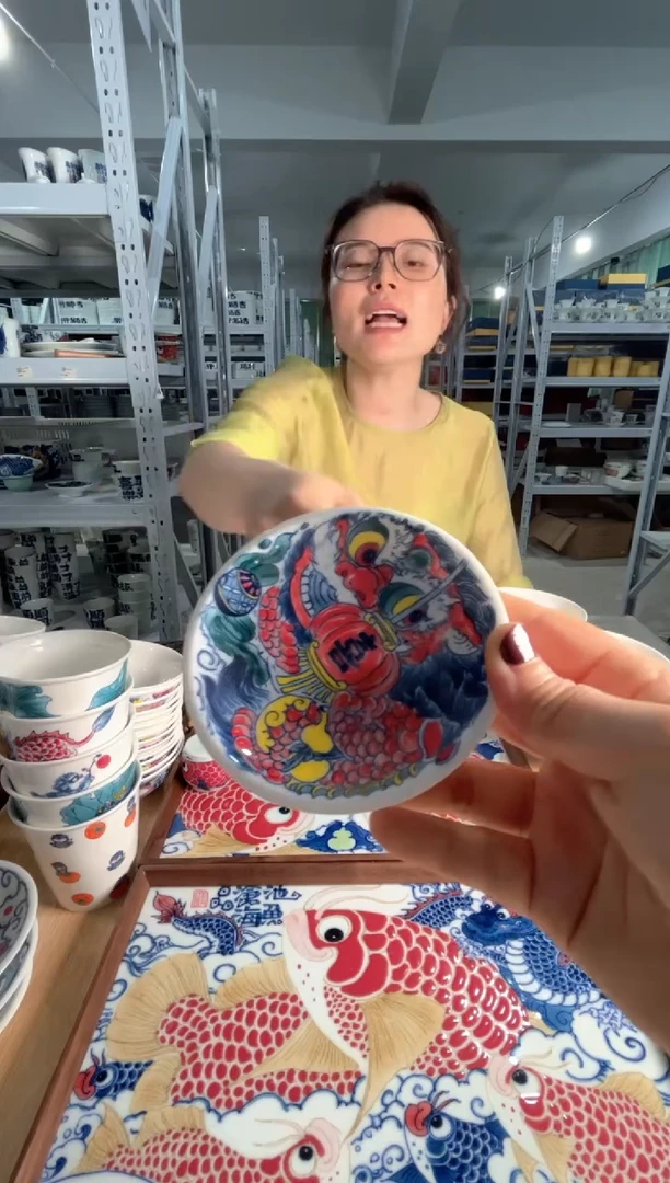 瓷拙明院（福利价格）喜高足点心盘