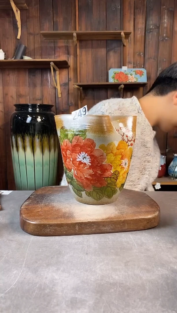 碗249开窑上新 手工手绘