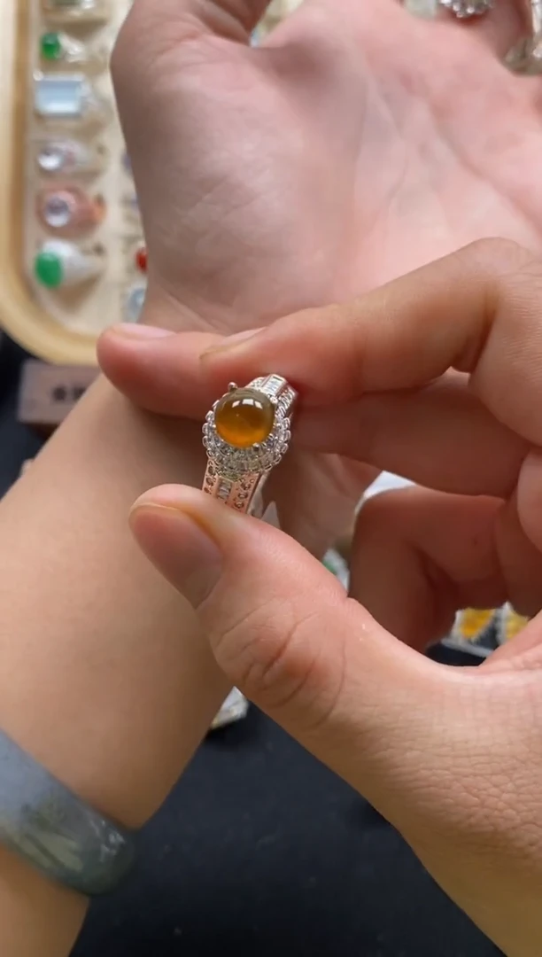 未镶嵌戒指翡翠缅甸天然a货翡翠