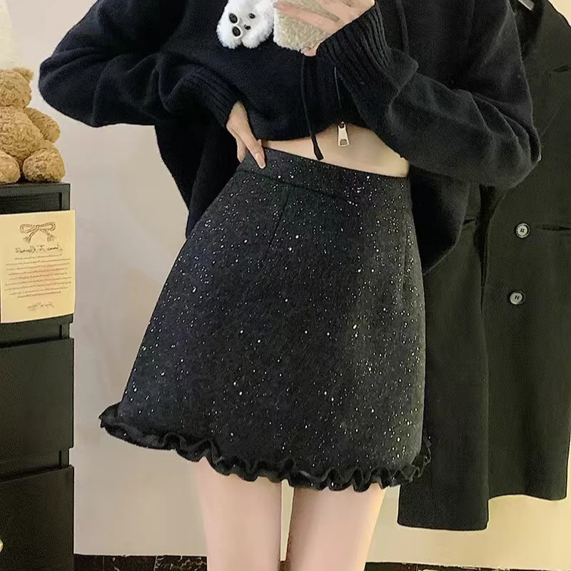 半身包臀短裙轻奢小众高级感女装爆款流行2025新款外出洋气裙子