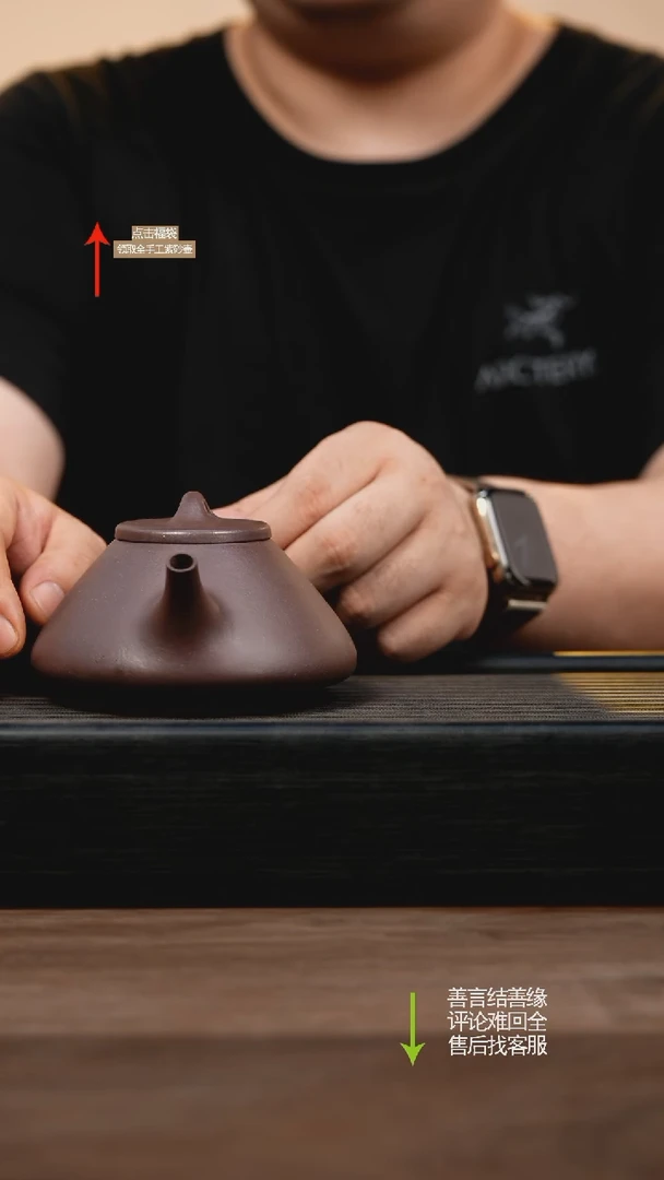茶壶紫砂LST紫玉金砂子冶石瓢