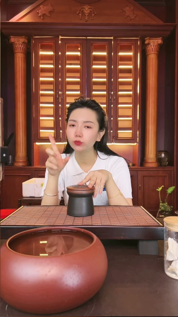 坭兴陶茶叶罐储茶罐100克