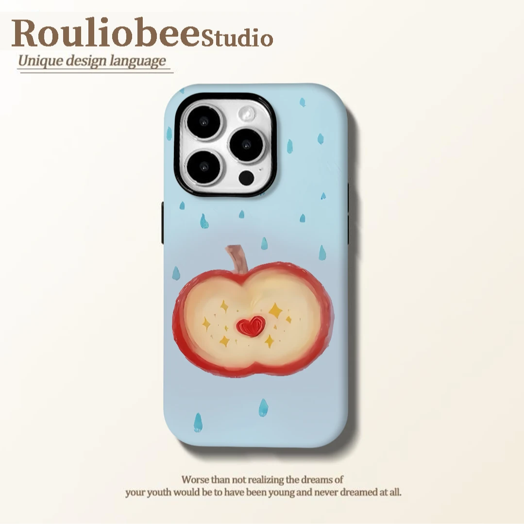 BANCA爱心苹果菲林二合一适用苹果16PRO手机壳华为vivo小米15oppo