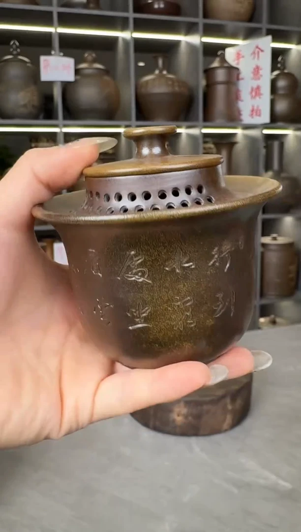 【闪购商品】罐本陶手作坭兴陶手抓碗