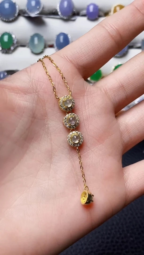 银S925镶嵌戒指翡翠0022