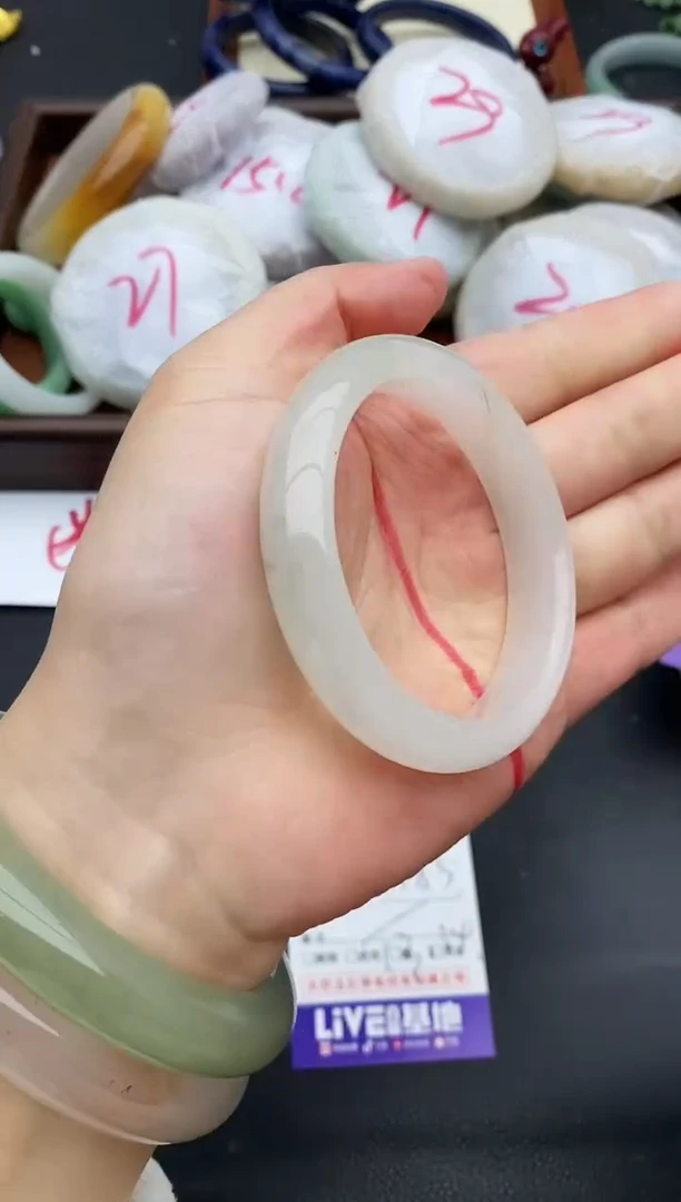 未镶嵌手镯石英质玉22+52/53