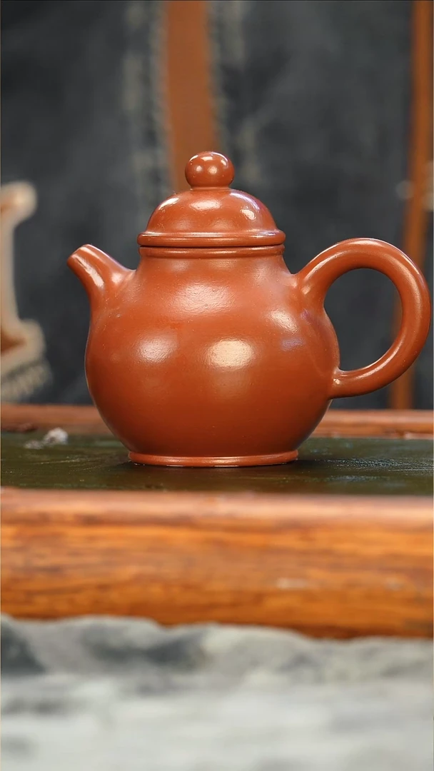 茶壶紫砂赵庄朱泥小高潘
