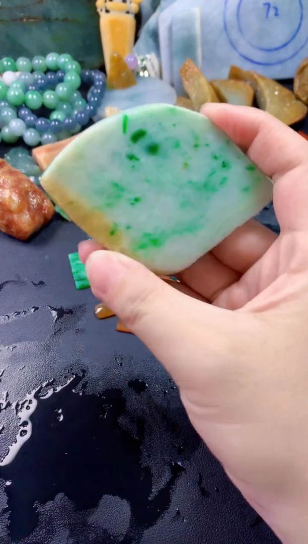 翡翠未镶嵌颈饰013天然翡翠