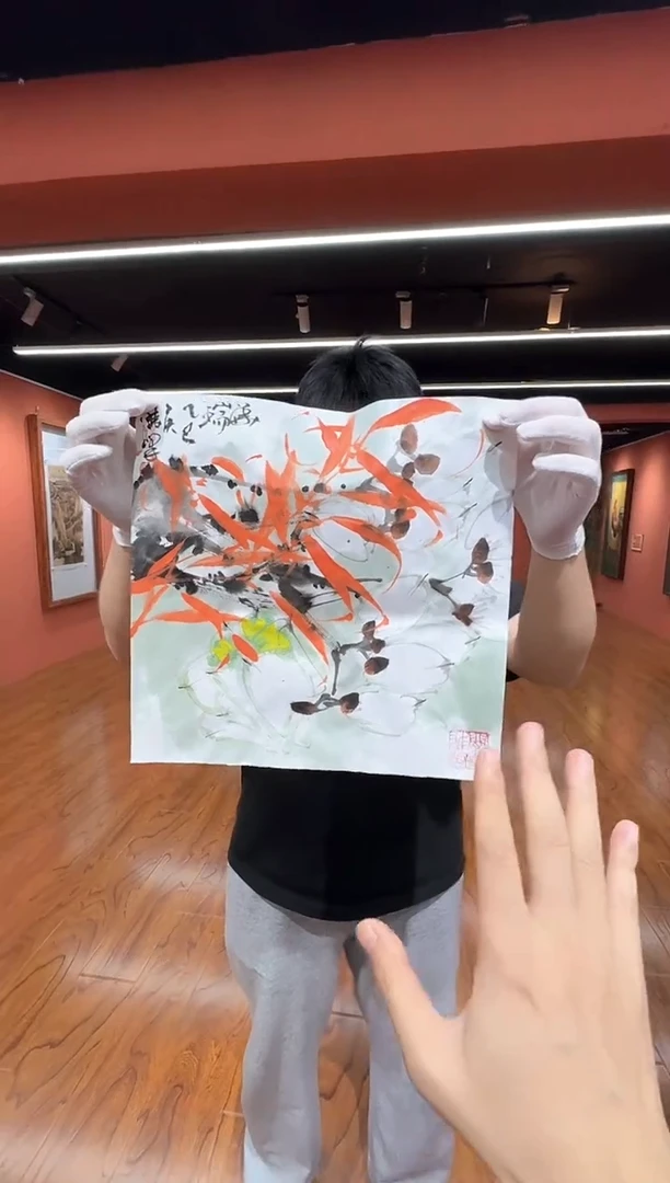 国画侯晓峰国画作品1平尺-1