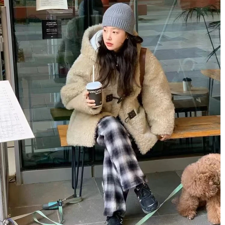 宝丫轻奢  女式时尚百搭保暖装饰针织毛线帽K918