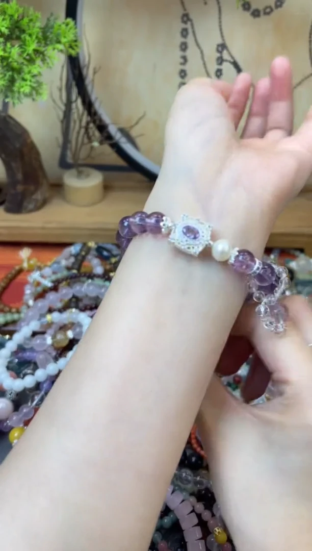 【闪购商品】紫晶手链未镶嵌166手串