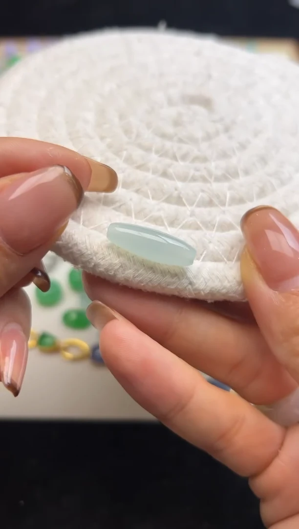 未镶嵌定制翡翠枣珠3号450+45-yjf136