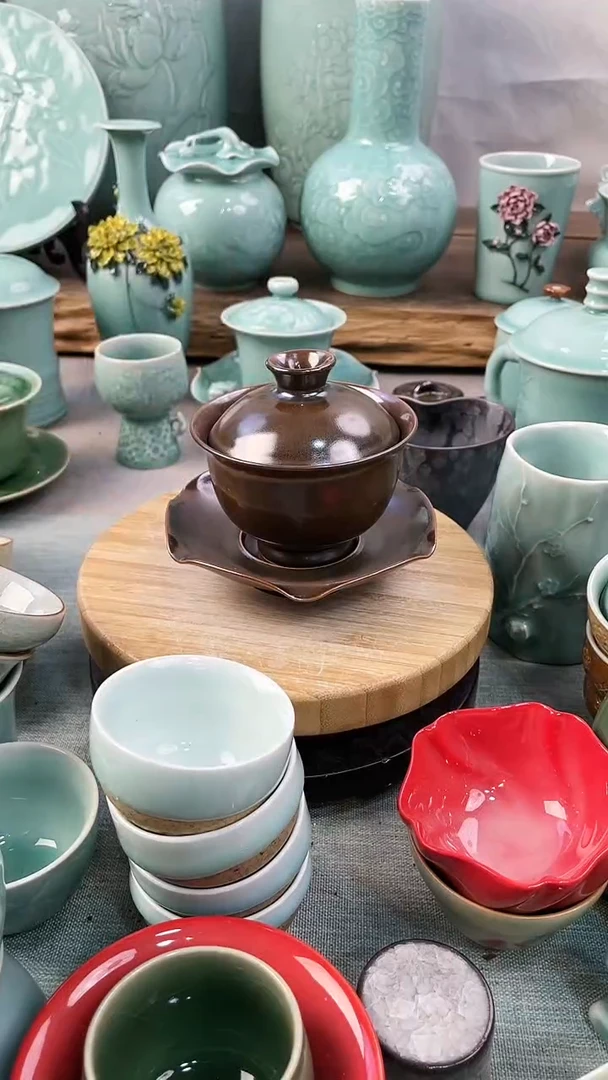 【闪购商品】 纯手工福利款 慧仙青瓷 瓷器