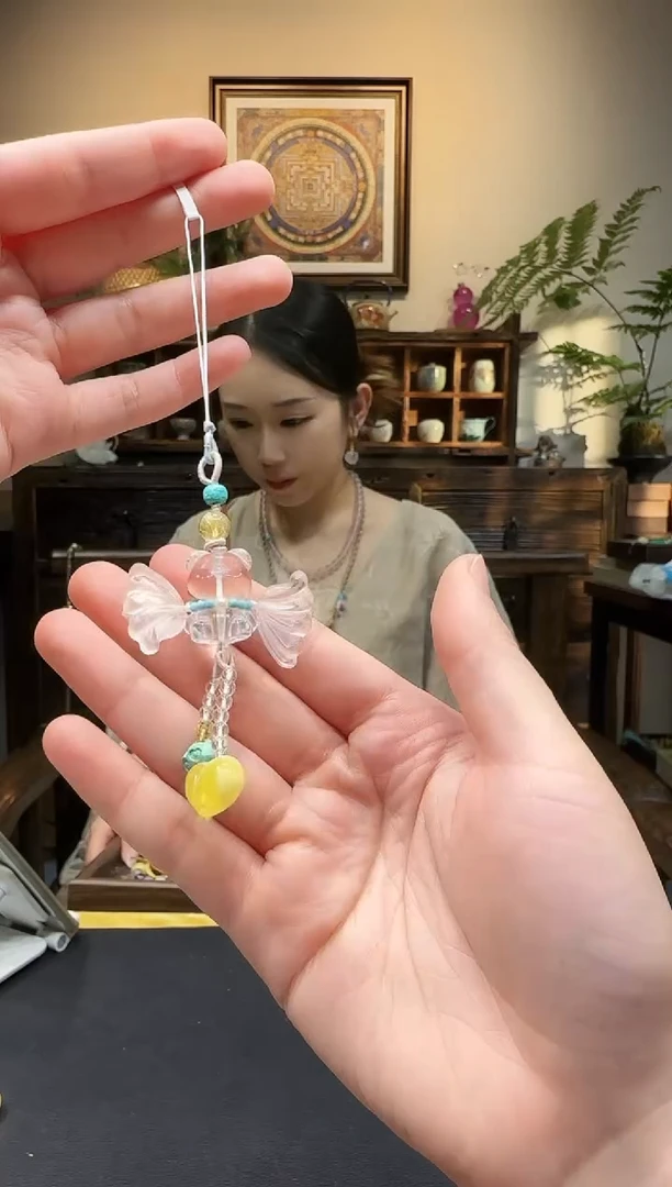 颈饰未镶嵌水晶挂件