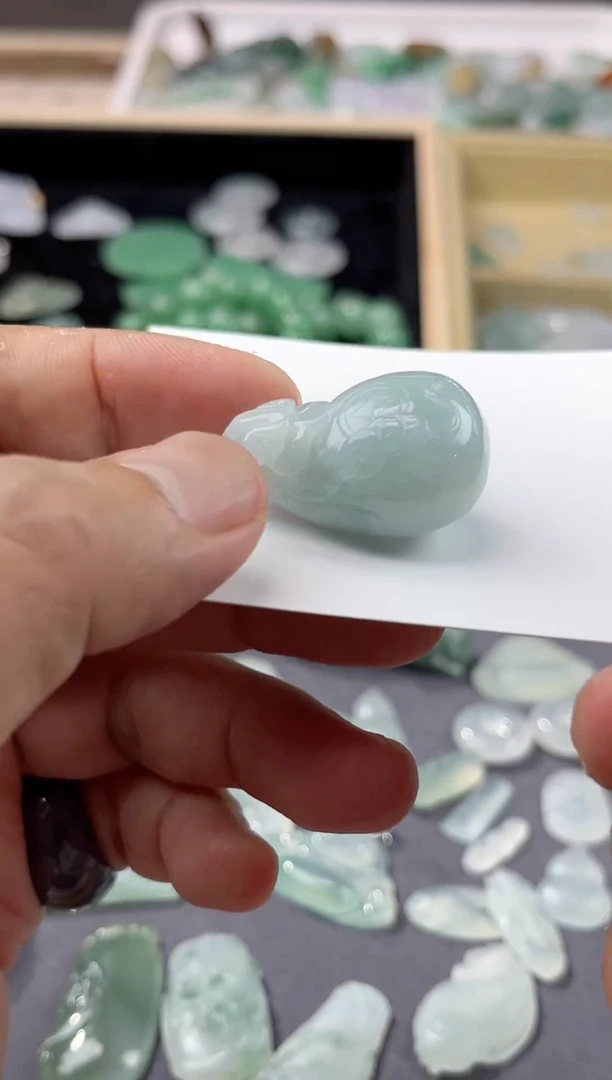 定制翡翠未镶嵌福袋