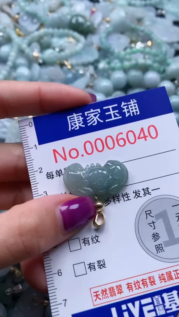 颈饰未镶嵌翡翠6040
