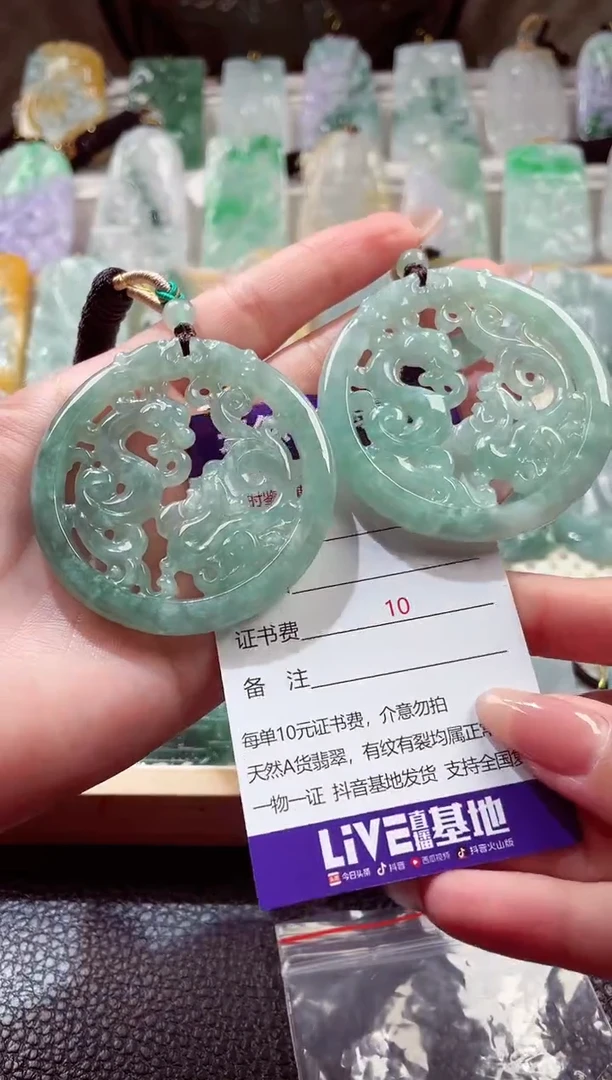 翡翠未镶嵌颈饰0000012345多样性发其一