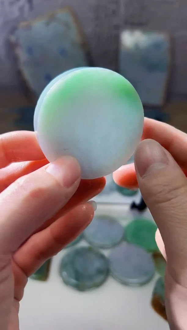 裸石翡翠天然翡翠A货玉 南 733