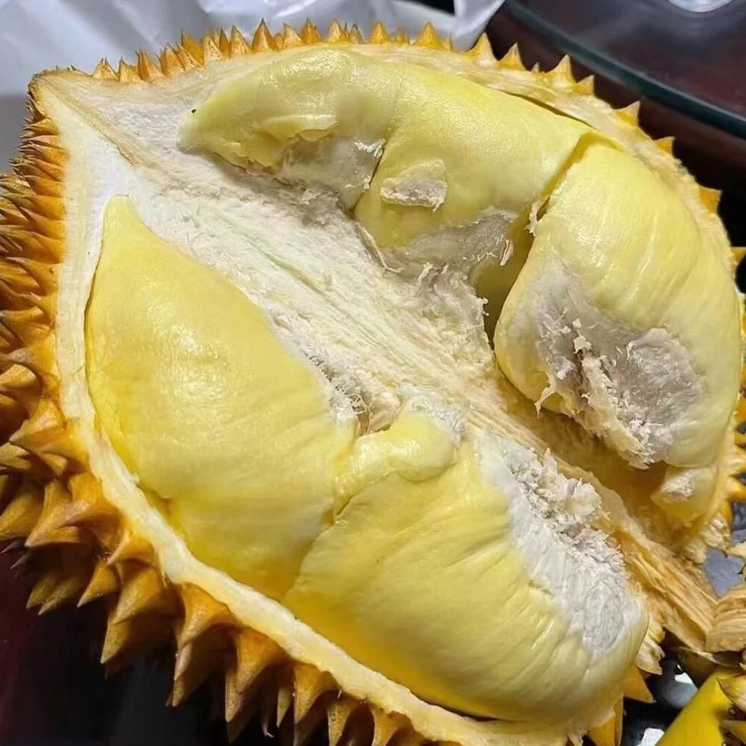 【树熟金枕】泰国软糯香甜树熟金枕双A果新鲜榴莲皮薄肉厚核小一果一重金枕泰国