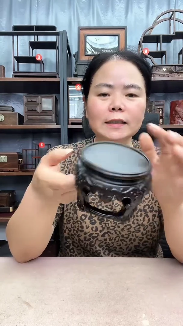 鸡翅木类端景台新款1