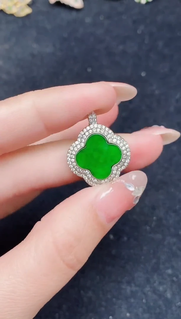 颈饰未镶嵌翡翠天然A货翡翠 保A保真（多样性发其一）