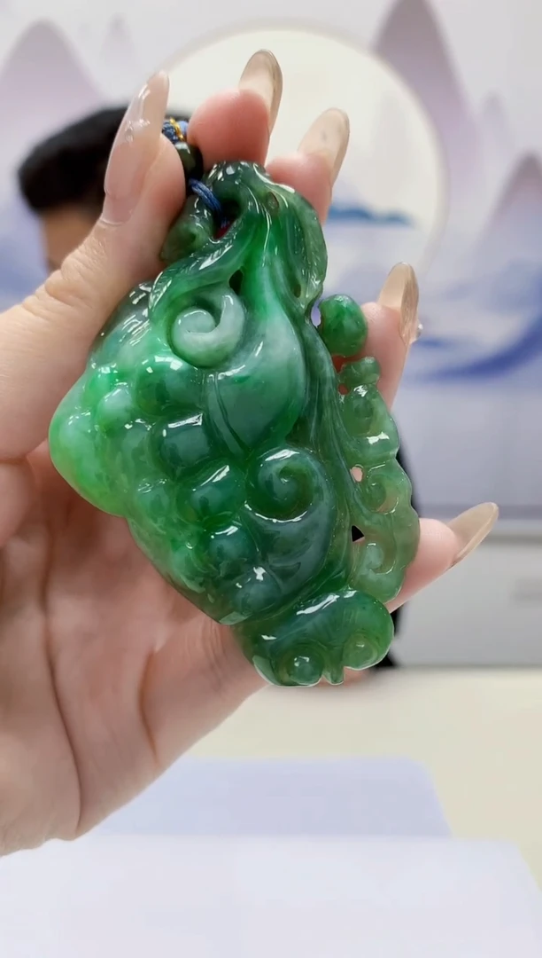 定制翡翠未镶嵌4917jw-毛货挂件129