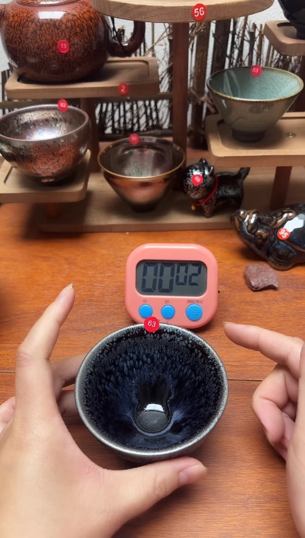 茶盏向**延63号建盏工匠茶器