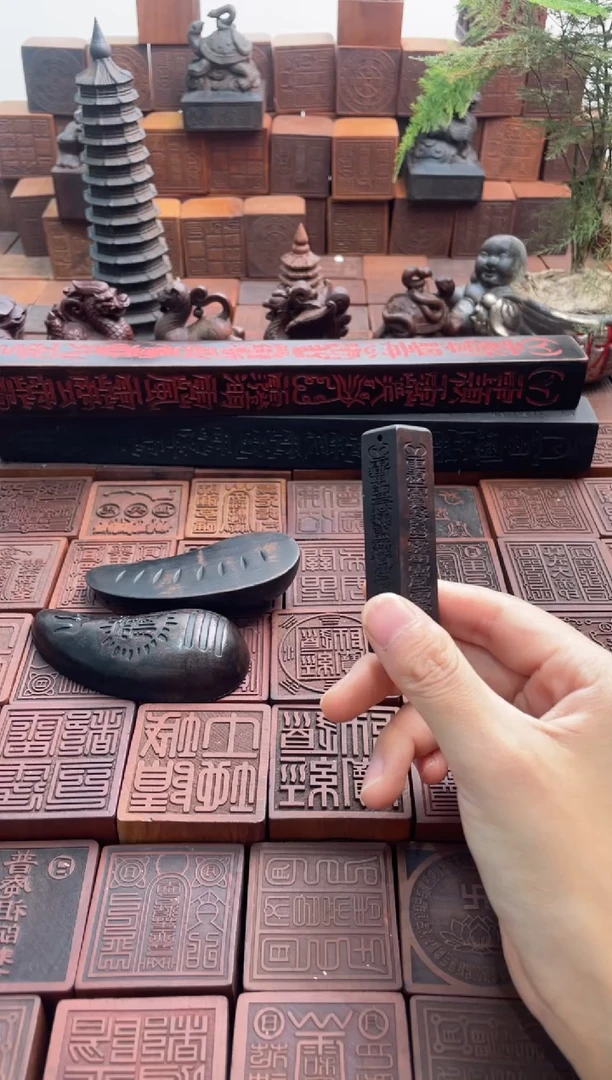 枣木玉化小天蓬尺吊坠