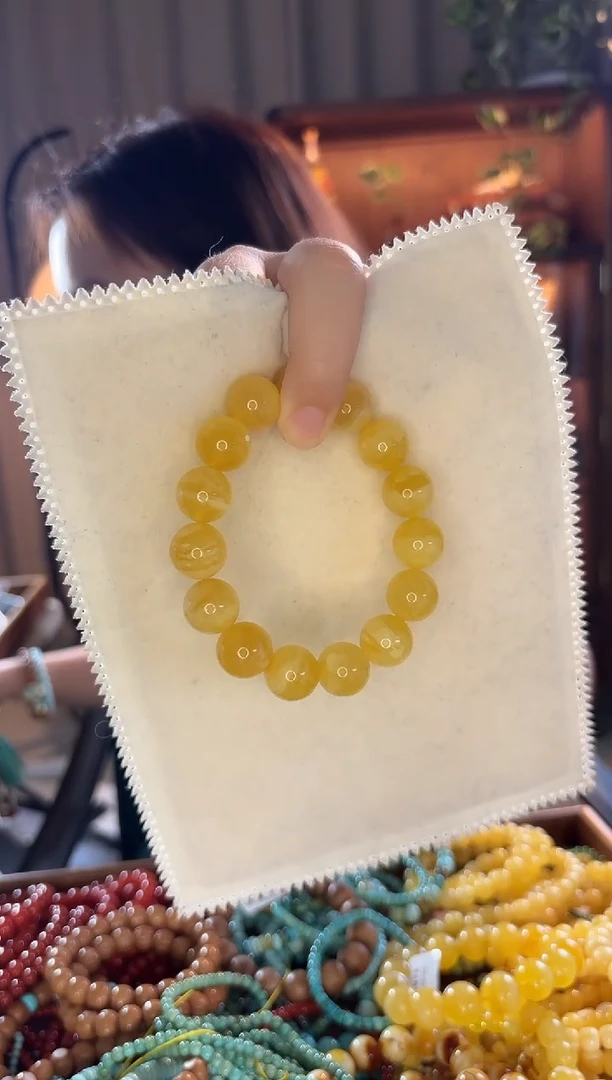 未镶嵌蜜蜡手串蜜蜡高品质手串