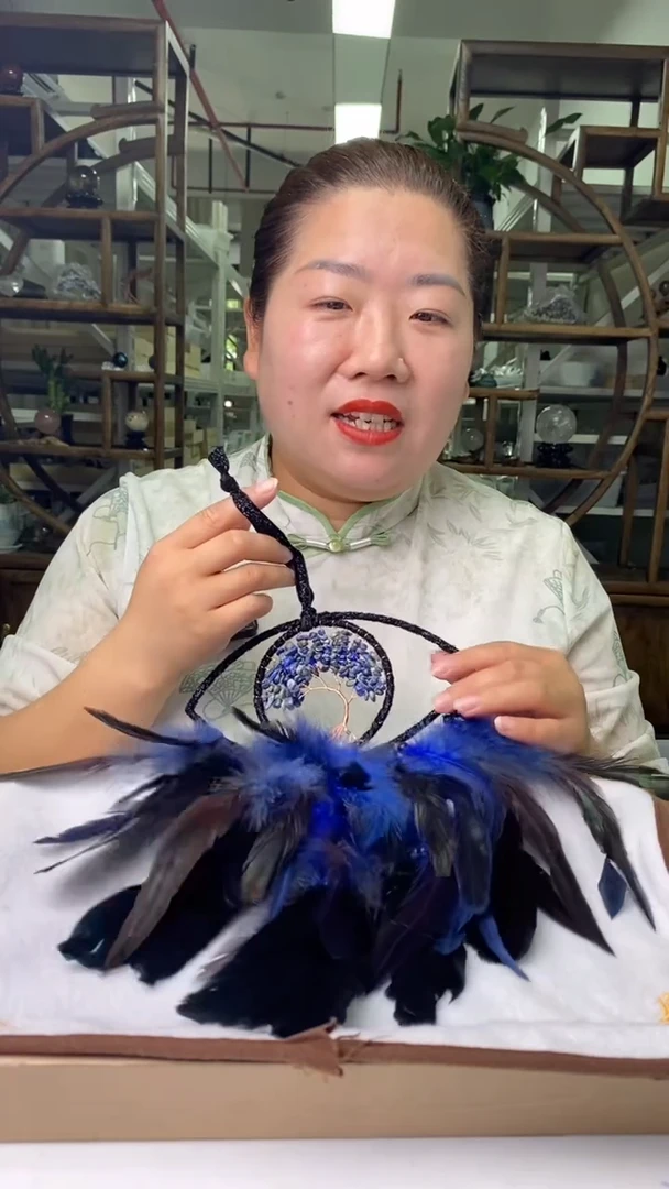 水晶珠宝半成品未镶嵌捕梦网多样性发其一