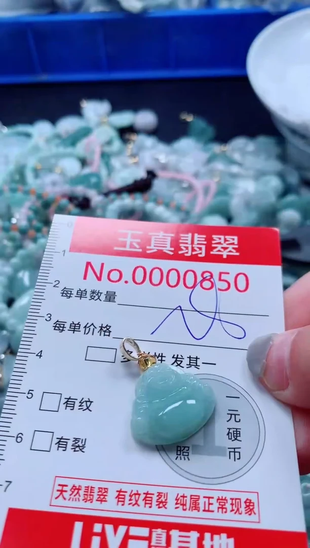 吊坠(不含链)未镶嵌翡翠0850