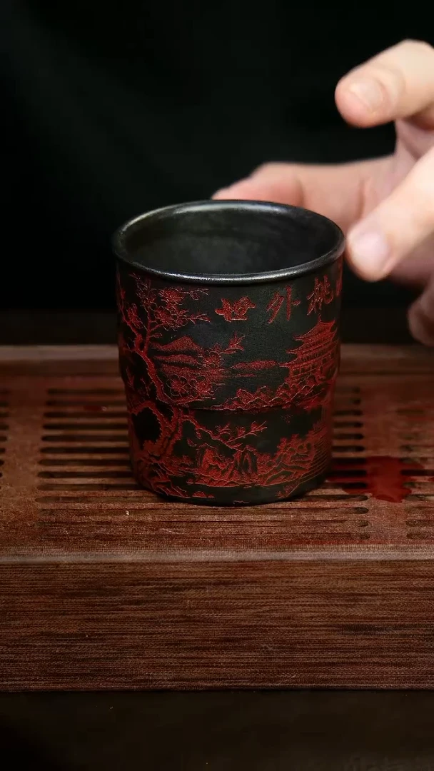 茶杯紫砂原矿紫砂茶具