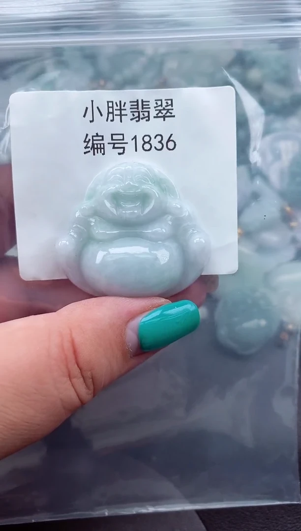 颈饰未镶嵌翡翠缅甸天然A货翡翠1836