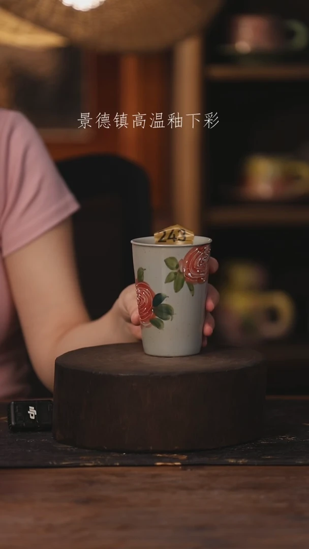 陶瓷景德镇高温釉下手绘陶瓷243
