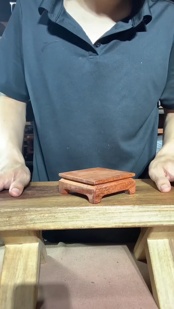 非洲紫檀（红花梨）方底座