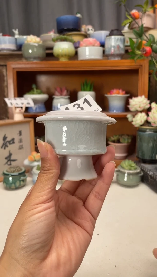 瓷片131知木小芳花盆编号