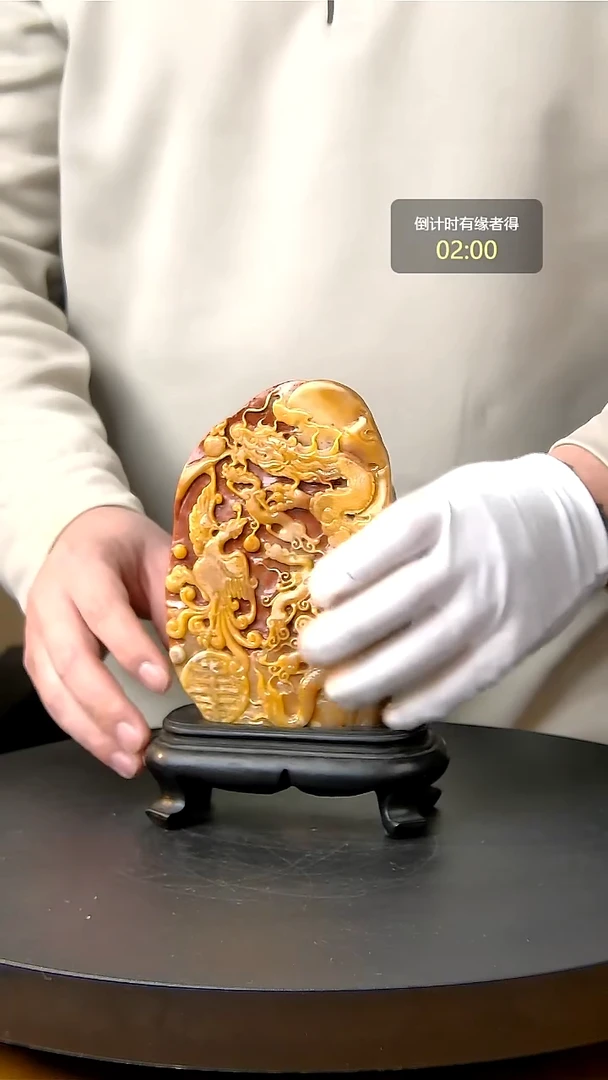 寿山石印石一物一拍