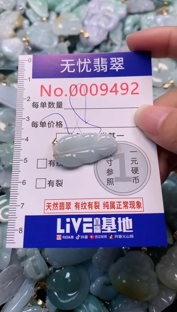 颈饰未镶嵌翡翠9492