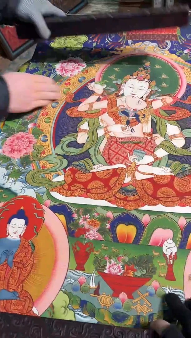 卷轴画路路的唐卡tk160