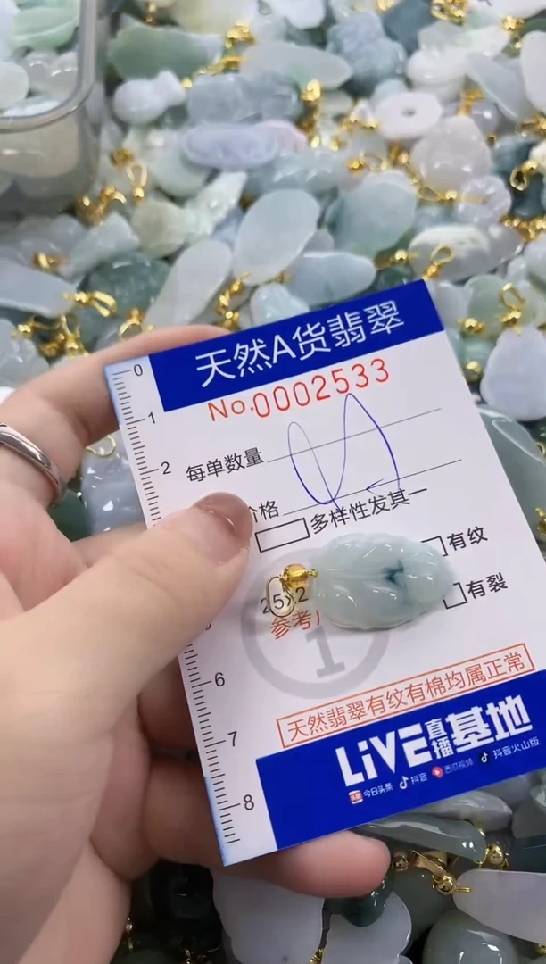 颈饰未镶嵌翡翠天然A货翡翠