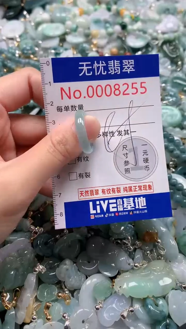 翡翠未镶嵌吊坠(不含链)8255