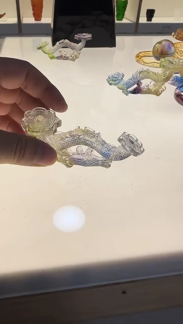 手工艺品琉璃如意10cm